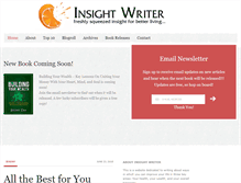 Tablet Screenshot of insightwriter.com